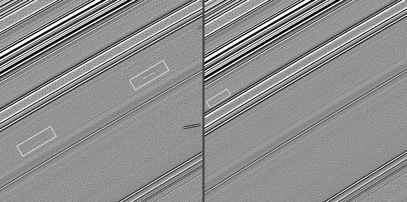 Illustration for article titled Here's what it looks like when meteors hit the rings of Saturn
